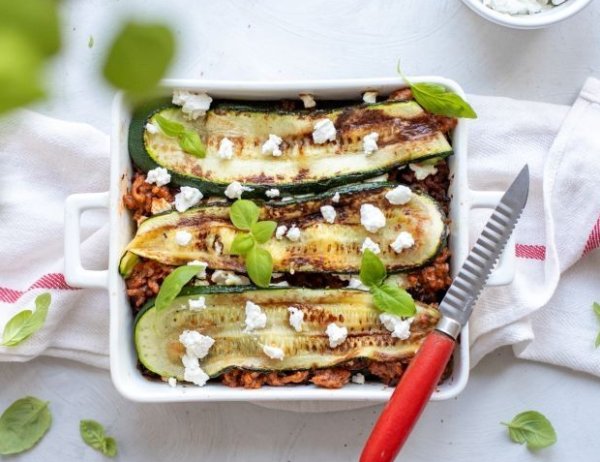 Cukkini lasagne