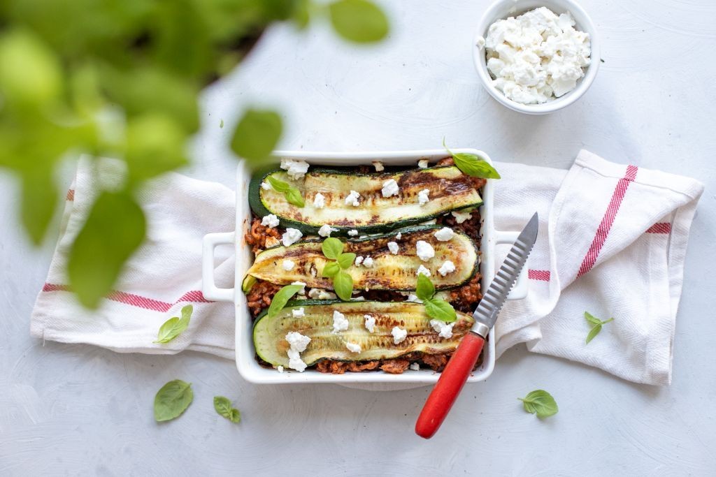 Cukkini lasagne